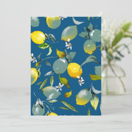 Tarjeta Limones acuarela 28