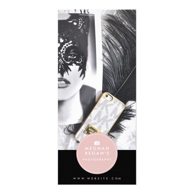 Tarjeta limpia del estante del diseño - fotografía (Frente)