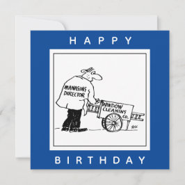 Tarjeta Limpiador de ventanas con carro de limpieza de ven