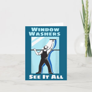 Tarjeta Limpiador de Ventanas Limpieza de Ventanas Diverti