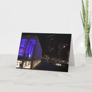 Tarjeta Lincoln Center NYC New York Night Lights Photo
