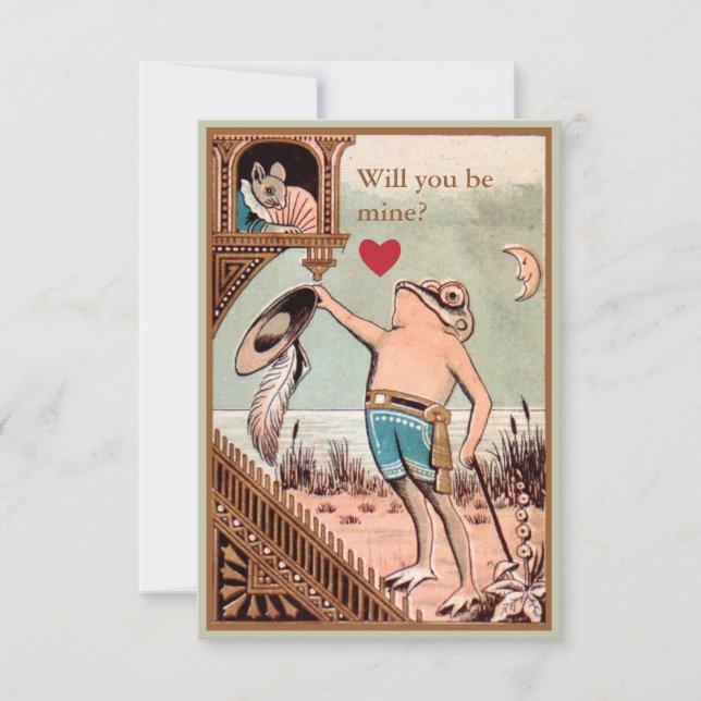 Tarjeta linda de la tarjeta del día de San (Anverso)