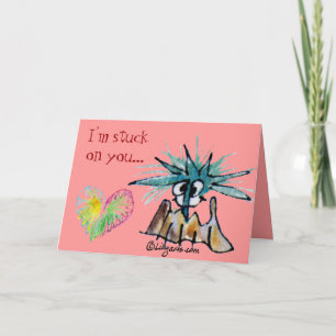 Tarjeta linda de la tarjeta del día de San