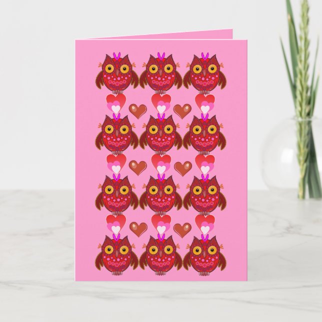 Tarjeta linda del el día de San Valentín con los (Anverso)