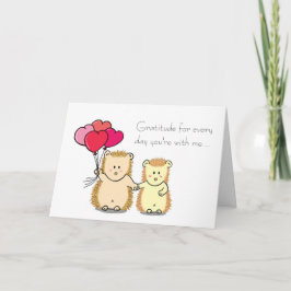 Tarjeta linda del el día de San Valentín del
