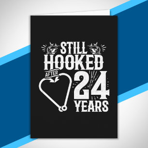 Tarjeta Lindo 24º Aniversario Parejas Casadas 24 Años