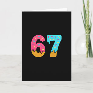 Tarjeta Lindo 67 Seis Siete Helado Goteo Deporte 78 Divers
