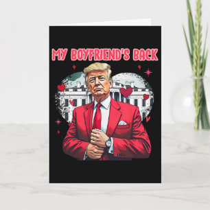 Tarjeta Lindo Divertido Trump San Valentín Ck Blanco De Mi