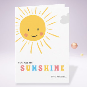 Tarjeta Lindo Eres mi Sol Ilustración