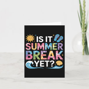Tarjeta Lindo Es El Profesor De Las Vacaciones De Verano E