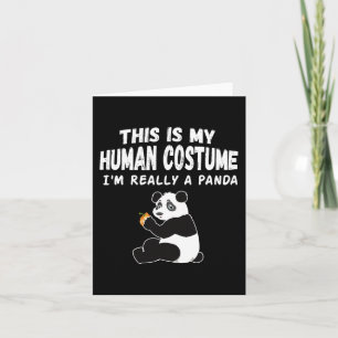 Tarjeta Lindo Este Es Mi Disfraz De Humano Realmente Soy U