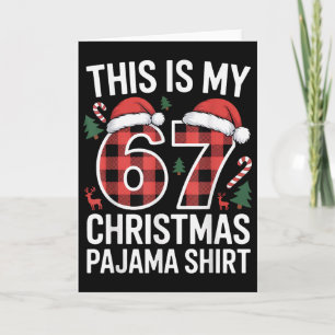 Tarjeta Lindo Este Es Mi Pijama De Navidad 67