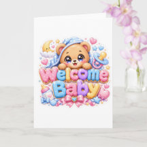 Lindo Kawaii Bienvenido Bebé Oso de Peluche Rosa P