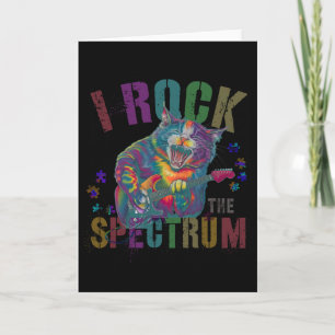 Tarjeta Lindo Me Encanta El Espectro Autismo Mamá Motivaci