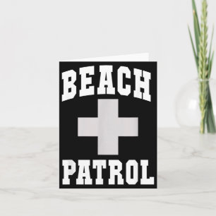 Tarjeta Lindo patrullero de playa Emt Ems S nadador despac