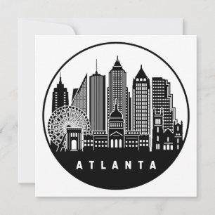Tarjeta Línea aérea de Atlanta Georgia