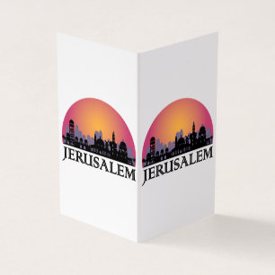 Tarjeta Línea aérea de Jerusalén - Viajes de Israel
