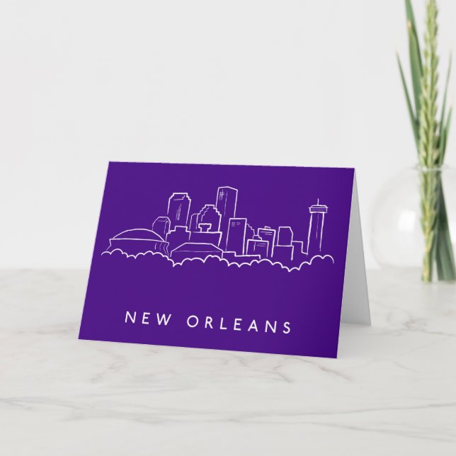 Tarjeta Línea aérea de Nueva Orleans (Anverso)