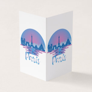 Tarjeta Línea aérea de París - Francia Travel