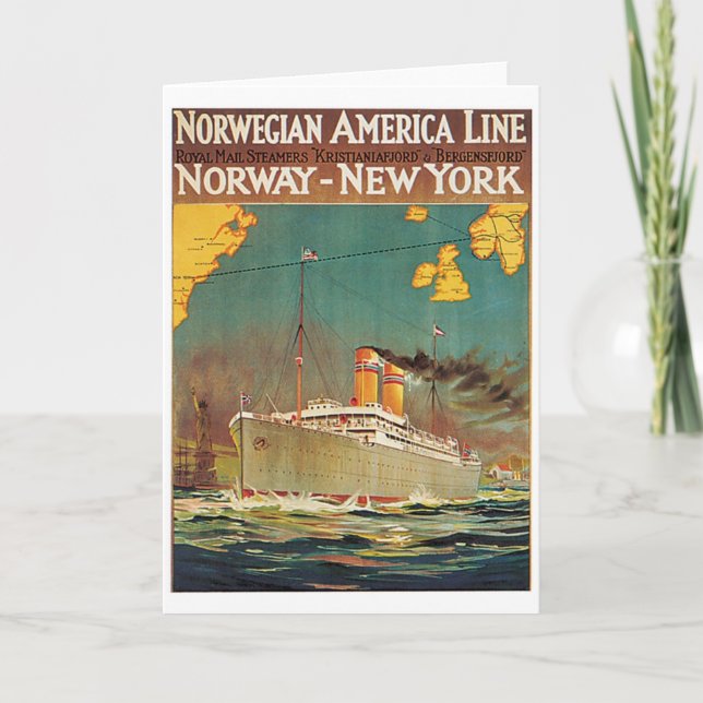 Tarjeta Línea americana noruega (Anverso)