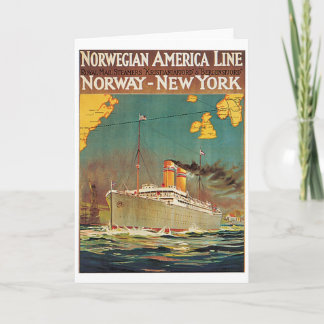 Tarjeta Línea americana noruega