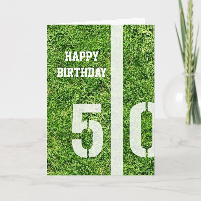 Tarjeta Línea de yardas 50 (Anverso)