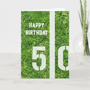 Tarjeta Línea de yardas 50