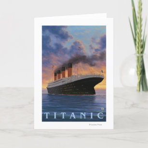Tarjeta Línea Titanic SceneWhite Star