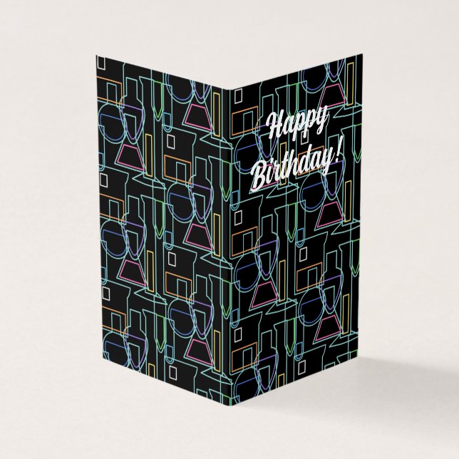 Tarjeta Líneas de laboratorio de química (Exterior)