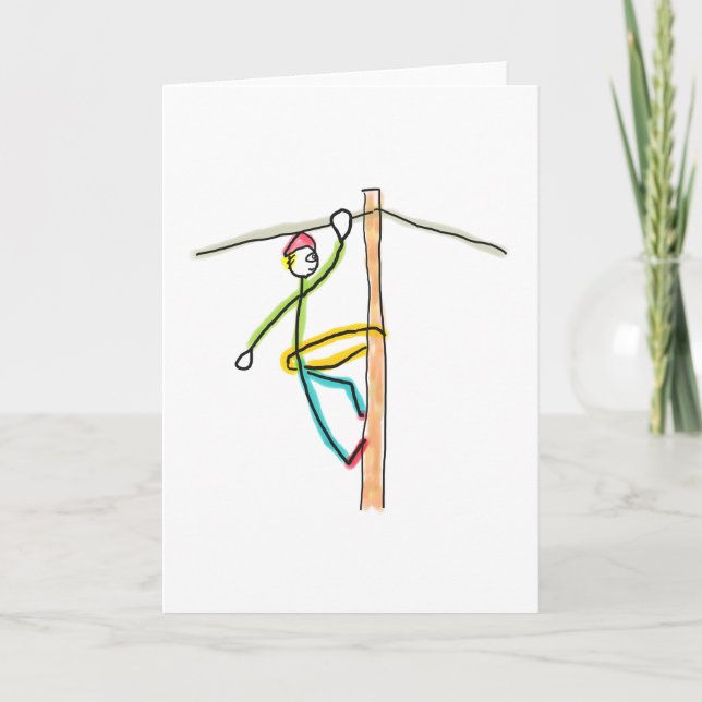 Tarjeta Lineman Stickman (Anverso)