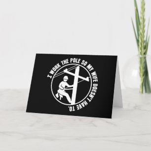 Tarjeta Lineman Trabaja El Polo