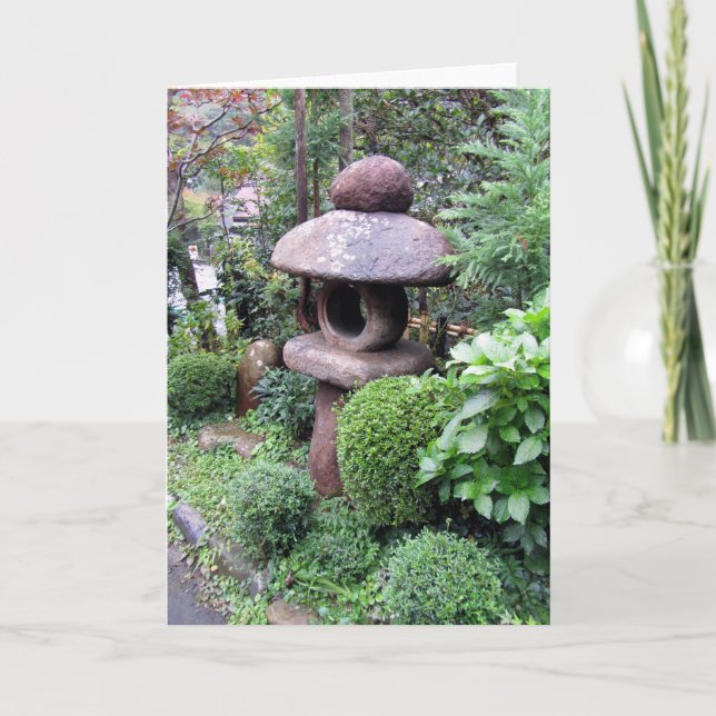 Tarjeta Linterna de piedra (Anverso)