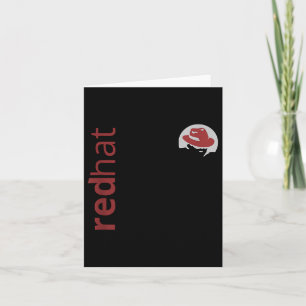 Tarjeta Linux Red Gorra Tee Tux Penguin Open Source Os L