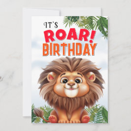 Tarjeta Lion Birthday 