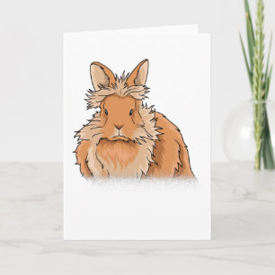 Tarjeta Lion Head Rabbit Gift
