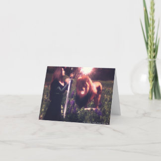 Tarjeta Lion of Judah Stands With Me Note Card