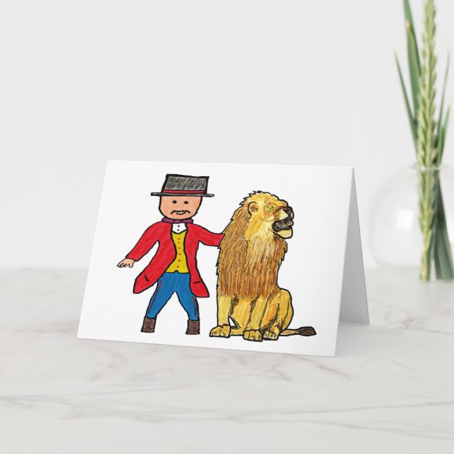 Tarjeta Lion Taming (Anverso)