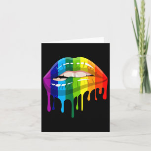 Tarjeta Lip Gay Lesbiana Orgullo - Lgbtq _1