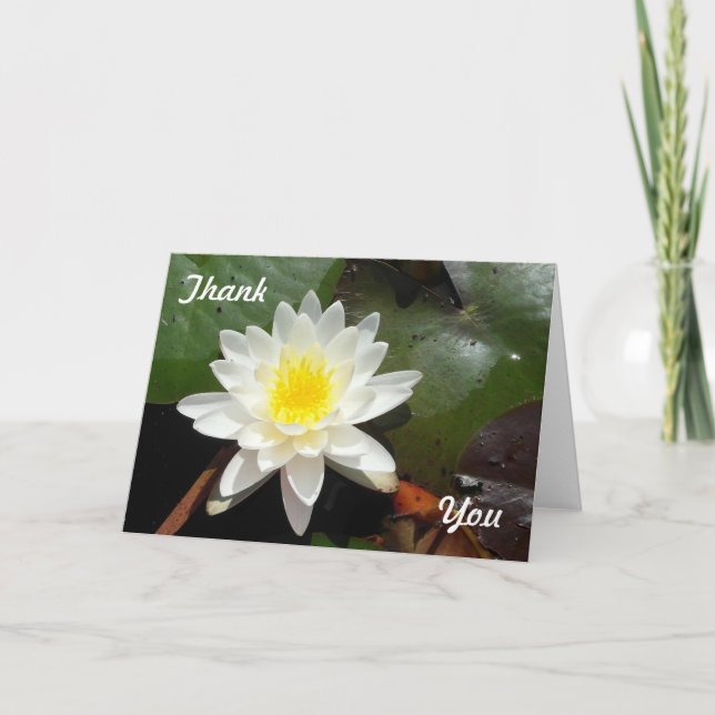 Tarjeta Lirio de agua (Anverso)