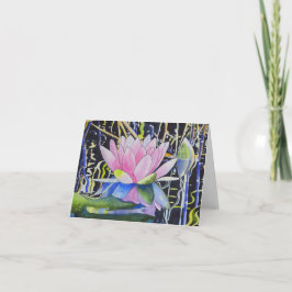 Tarjeta Lirio de agua