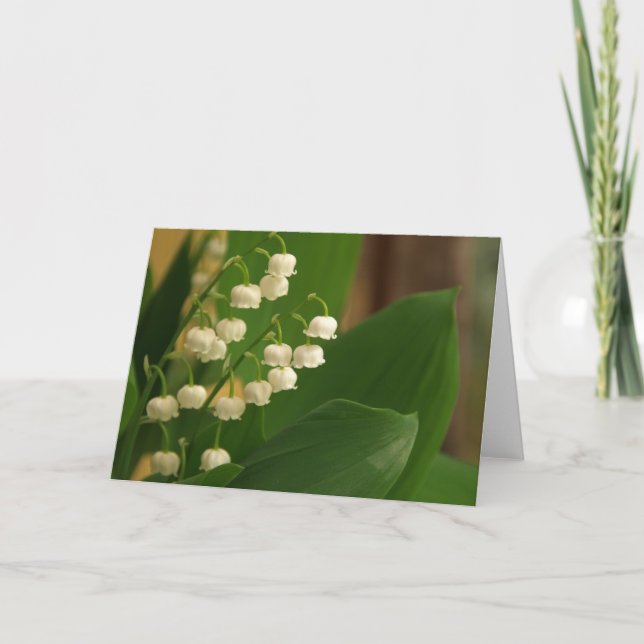 Tarjeta Lirio de los valles (Anverso)