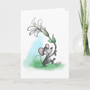 Tarjeta Lirio de Pascua de Moe