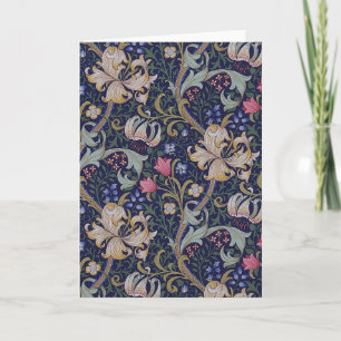Tarjeta Lirio dorado, William Morris