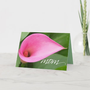 Tarjeta lirio materno