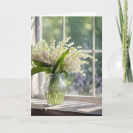 Tarjeta Lirio solidario del Valle Bouquet