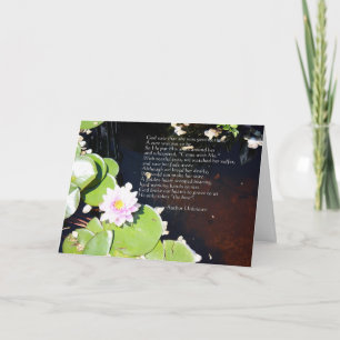 Tarjeta Lirios cansados