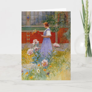 Tarjeta Lisbeth con los Peonies