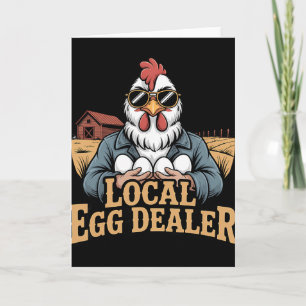 Tarjeta Lista de distribuidores de huevos locales granja d