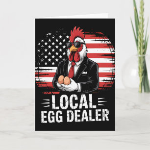 Tarjeta Lista de distribuidores de huevos locales granja d