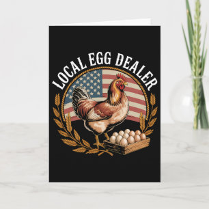 Tarjeta Lista de distribuidores de huevos locales granja d